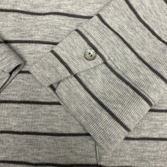 Women's J. JILL Striped Sweater Shell Buttons w/Pockets- Size XS - Picture 7 of 11